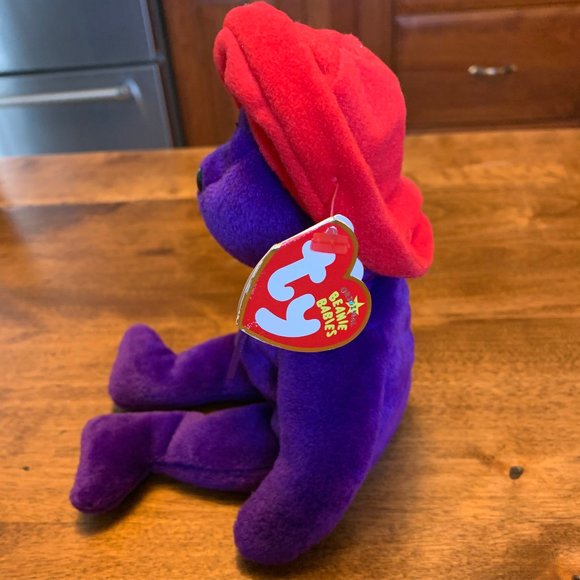 Ty Beanie Baby -RUBY- The Red Hat Society Bear - Picture 2 of 12